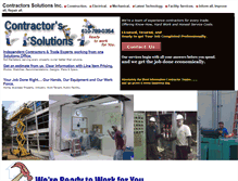 Tablet Screenshot of contractorssolutions.com
